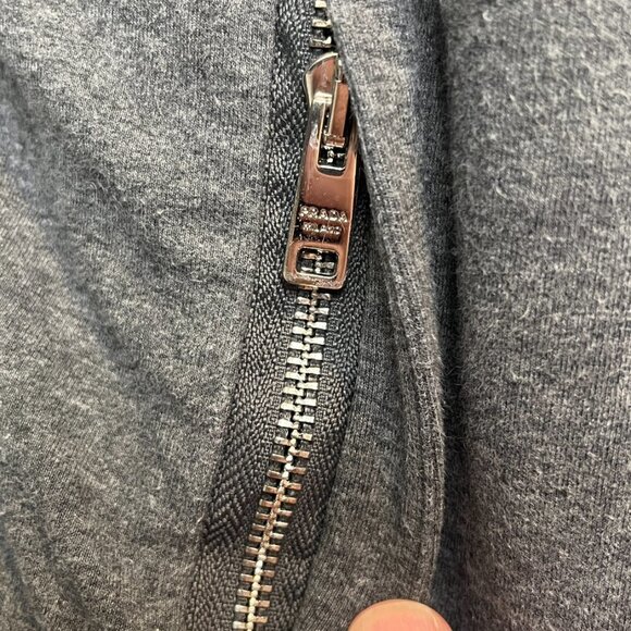 PRADA GRAY HOOD TRACK JACKET S - Picture 7 of 16